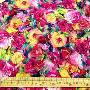 Top Vente Liberty London <span class=keywords><strong>Tissu</strong></span> Personnalisé Multicolore Motif Floral <span class=keywords><strong>Tissu</strong></span> En Coton Organique pour Robes Chemises Sacs DIY Artisanat - Product Image 4