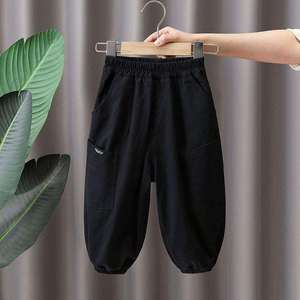 Pantalons <span class=keywords><strong>cargo</strong></span> décontractés pour garçons Printemps et automne Nouveaux grands pantalons pour enfants Pantalons amples pour enfants - Product Image 2