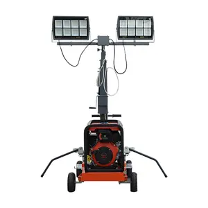 mobile light tower 9m for construction portable led light tower outdoor