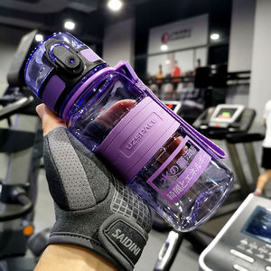 Uzspace Sports Water Bottle 350Ml 500ml 1000ml with Strap Two-piece Set for Fitness Outdoor Use - Product Image 4