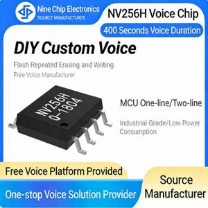Puce de lecture vocale de haute qualité série NV256H avec mémoire flash pour serrure intelligente, puce audio reprogrammée - Product Image 4