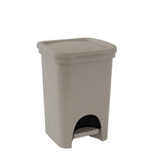 Bidone per Rifiuti con Pedale COLORS LINE 6 LT. Grigio Tortora - Product Image 1