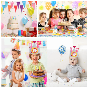 Décorations de fête princesse gris feutre confortable bébé anniversaire chapeau réglable célébration Durable léger couronne Photo accessoires - Product Image 5