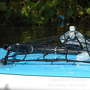 Bolsa de red de nailon para tabla de Stand Up Paddle, malla de almacenamiento portátil con ventosas, accesorio para deportes acuáticos en lagos y ríos - Product Image 2