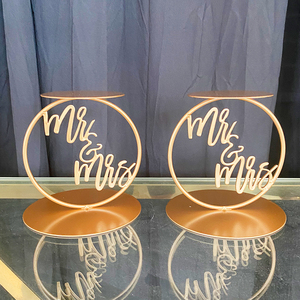 Venta caliente hexágono amor forma dos niveles dorado y blanco pastel soporte para boda cumpleaños pasteles Decoración - Product Image 6