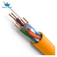 Fabricantes Red LAN Ethernet 4 pares 23awg Cat6a Cat 6 CCA BC UTP STP FTP SFTP Cable Interior Exterior 100M Cable de comunicación