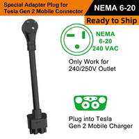 Nouvel adaptateur de prise NEMA 6-20 16A pour connecteur mobile Tesla Gen 2, convertisseur de charge pour prise AC 250V pour Model 3/Y