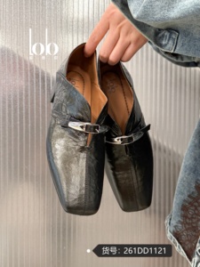 Stivaletti Classici da Donna in Vera Pelle Primavera 2026, Tacco Basso Grosso, Decorazione Metallica, Morbidi <span class=keywords><strong>e</strong></span> Confortevoli - Product Image 5