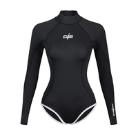 DIVESTAR 2MM Neoprene Waterproof Bikini Wetsuit untuk Freediving & Berenang Pakaian Renang Nylon Pakaian Pantai untuk Wanita