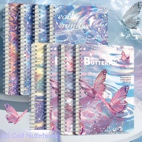 Carnets spirales A5 Kawaii, papeterie de dessin animé, cahiers mignons pour étudiants et enfants, carnet de notes mignon pour l'école et le bureau