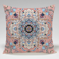 Amity Maroc Impression turque Housses de coussin Carré indien 18x18 Housse de coussin Taies d'oreiller mexicaines marocaines