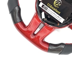 Volant personnalisé en fibre de carbone véritable CCExcellent pour Dodge Charger <span class=keywords><strong>Challenger</strong></span> <span class=keywords><strong>SRT8</strong></span> Jeep Grand Cherokee Chrysler 2012-2014 - Product Image 4