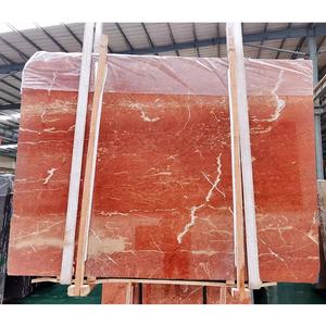 Piedra pulida natural Losas de mármol rojo Rosso Alica baldosas de mármol rojo alicante Baldosas de suelo rojo oscuro italiano - Product Image 3