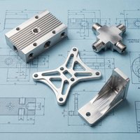 Cadre structurel en aluminium usiné CNC 5 axes sur mesure avec découpes éclairées, service d'usinage OEM