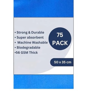 Paños de Limpieza Multiusos Absorbentes para Cocina, de Poliéster y Viscosa, Reutilizables, Lavables, Resistentes, No Tejidos - Product Image 6
