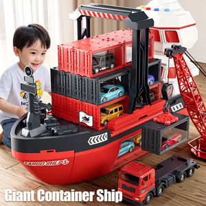 Vente en gros de bateaux jouets de lutte contre l'incendie d'ingénierie pour enfants YSR vente à chaud et ensembles de petites voitures et camions détachables - Product Image 3