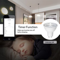 Ampoule LED connectée Zigbee RGBOW à intensité variable, interface GU10, pour éclairage intelligent