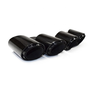 Puntas <span class=keywords><strong>de</strong></span> escape deportivas <span class=keywords><strong>de</strong></span> tres capas negras SYPES <span class=keywords><strong>para</strong></span> 2017-2020 Porsche Panamera silenciador punta tubo <span class=keywords><strong>de</strong></span> escape - Product Image 2