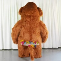 Costume de mascotte gonflable de mammouth gonflable de 2 mètres d'espèces anciennes pour adultes