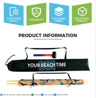 Nouveau design doux fort portable plage en plein air randonnée camping abri anti-vent extérieur pliant pare-vent