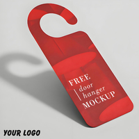 Porte-cartes promotionnels en carton avec logo personnalisé pour la publicité des entreprises de vente au détail