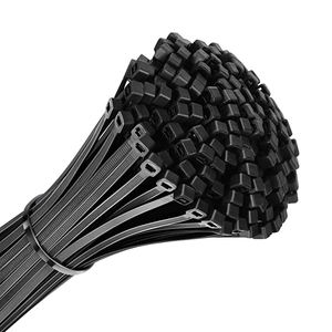 Fascette in Nylon di Alta Qualità al Miglior Prezzo di Fabbrica, Campione Gratuito, Nero e Bianco 1.8*100mm, Fascette Autobloccanti - Product Image 1