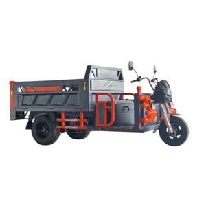 Tricycle à benne basculante robuste à trois roues, capacité de charge de 1200 kg, avec vérin à double cylindre pour usage agricole - Product Image 4