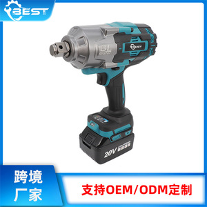 Llave de Impacto Eléctrica de Alto Torque sin Escobillas de Iones de Litio, Llave de Impacto Resistente para Reparación de Automóviles, Llave de Impacto Recargable de Alta Potencia - Product Image 1