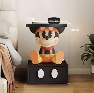 Petite <span class=keywords><strong>table</strong></span> <span class=keywords><strong>de</strong></span> chevet créative en résine sculptée Mickey avec thème d'amour pour chambre d'enfant-<span class=keywords><strong>Table</strong></span> d'appoint Figurine - Product Image 5