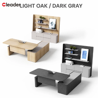 Bureau de direction élévateur LINAK stable, minimaliste, avec grande capacité de rangement, pour ordinateur, mobilier de direction