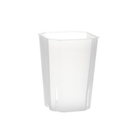 Pot Plastik Persegi Tinggi 15*18.3cm, 3 Warna, Besar, untuk Sukulen, Kaktus, dan Bunga