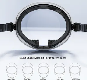 Maschera a basso volume di colore rosa blu nero per l'immersione la scelta migliore pesca subacquea libera subacquea forma rotonda occhiali <span class=keywords><strong>da</strong></span> <span class=keywords><strong>nuoto</strong></span> con copertura per il naso - Product Image 5