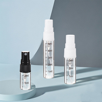 Flacons tubulaires en verre de 2ml 3ml 5ml 10ml avec pompe à vis en plastique Testeur de verre Bouteille de parfum Atomiseur de parfum portable
