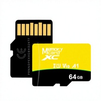 Carte Mini TF SD 128 Mo-256 Go en plastique A1 V10, vitesse Flash, bleue/noire, pour appareil photo, GPS, MP3, DVR, téléphone