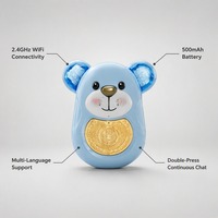 Yapay Zeka Konuşan Peluş Oyuncak 2.4G WiFi Sesli Sohbet Arkadaşı Sürekli Konuşma Özellikli Çoklu Dil Desteği Çocuklar İçin