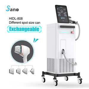 Máquina de láser de diodo 1800W 4 puntas tamaño de punto intercambiable 13,5*38,5mm depilación rápida 755nm 808nm 1064nm Láser de Diodo para clínica - Product Image 1