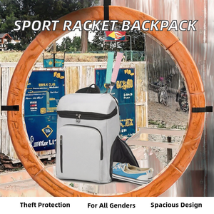 Mochila Deportiva de Viaje Personalizada, Nueva, Unisex, de Moda, Oxford, Antirrobo, de 20-37L, para Entrenamiento de Bádminton, Tenis, Raqueta, Pickleball - Product Image 2