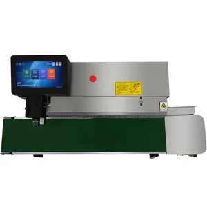 Sealing machine with portable printer date code sealer for plastic paper coffee tea bag sealer coding machine