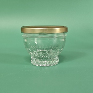 Barattolo di vetro al caviale di Foie Gras personalizzato barattolo di vetro miele commestibile per nido d'uccello conico vetro 150ml barattolo per uso alimentare - Product Image 2