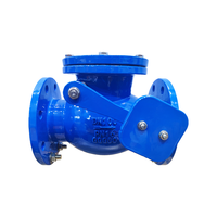 Clapet anti-retour à disque unique à bride, type pivotant, en fonte ductile