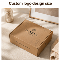 Boîte d'expédition en carton ondulé personnalisée, papier kraft de luxe pour l'expédition de vêtements, boîtes personnalisées avec logo pour l'emballage de cosmétiques, pour l'expédition