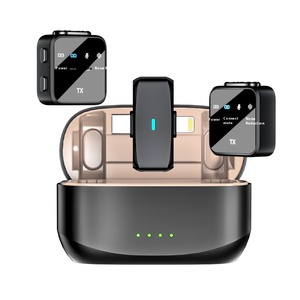 Microphone cravate sans fil haute fidélité pour conférence, réduction de bruit, léger, portable pour smartphones <span class=keywords><strong>iPhone</strong></span>/Android, <span class=keywords><strong>voix</strong></span> - Product Image 2