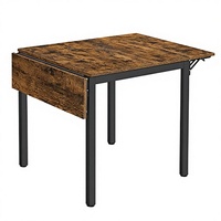 Table à manger pliable et extensible Runwood, table de cuisine rectangulaire pour petits espaces, 2 à 4 personnes