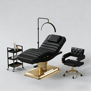 Cama de belleza eléctrica - cama multifuncional para masajes corporales y tatuajes - cama térmica para tatuajes y pestañas - cama terapéutica - Product Image 5