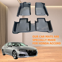 Convient pour HONDA ACCORD 2018-2022 avec des tapis de voiture de protection tous temps