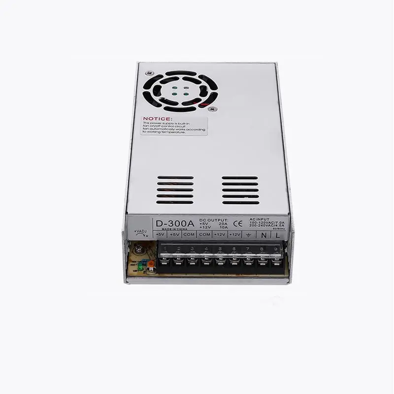 D-300 Dual Output Switching Power Supply 5V 20A 12V 15A 24V 8A Two Group SMPS 300W LED Power Supply Double Output