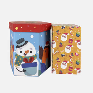 <span class=keywords><strong>Caja</strong></span> de regalo de explosión personalizada para calcetines, cartón rígido, laminado mate brillante, estampado de lámina dorada, estampado de Desaparición - Product Image 6