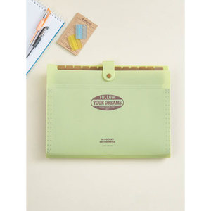 Biểu tượng tùy chỉnh 14 Pocket mở rộng tập tin trường hợp A4/<span class=keywords><strong>A5</strong></span> treo thư mục tập tin Organizer túi tài liệu với thư mục mô hình - Product Image 1