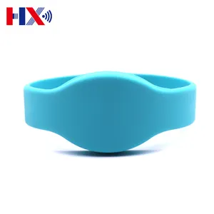 Wholesale High Quality 13.56mhz Eco-friendly Rfid Pulsera Rfid Silicone Wristband