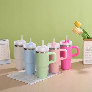 Best-selling 14oz Portable Handle Car Cup - 304 Stainless Steel Insulated Cup - Product Image 3